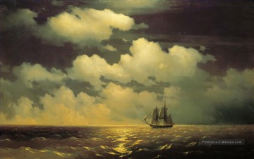 aivazovskiy brig mercury après la victoire 1848 Navire de guerre Peinture à l'huile